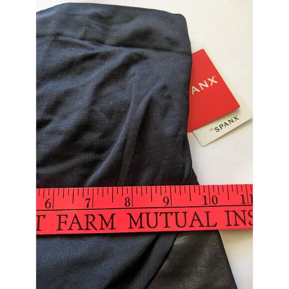 New Spanx Mama Maternity Faux Leather Leggings Pants Size XS Nwt - Picture 3 of 7